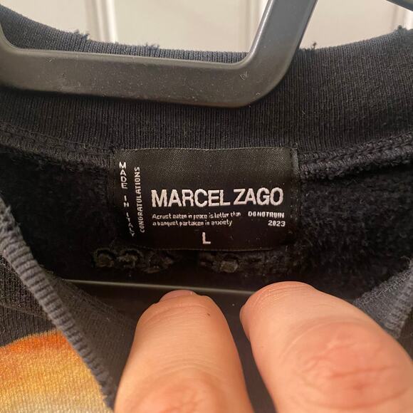 Marcel Zago Distressed Britney Spears Crewneck Sweatshirt Size Large - Picture 7 of 8